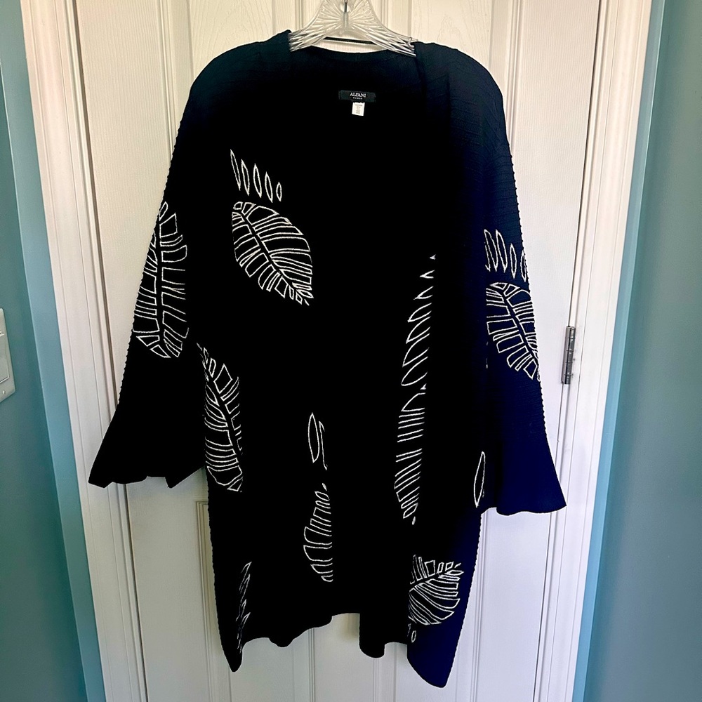 Alfani embroidered cardigan